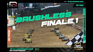 FINALE 1 CATEGORIA BRUSHLESS  GP DI LOMBARDIA 2019 BY RCRACE  MODELLISMO DINAMICO BUGGY 18 [upl. by Guthrie766]