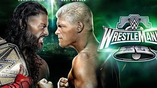 WWE 2k24 Cody Vs Roman for WWE Undisputed Universal Championship Title At Wrestlemania [upl. by Bahner260]