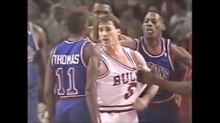 NBA on NBC Intro  1992  Bulls vs Pistons  Rivalry  Michael Jordan [upl. by Fari]