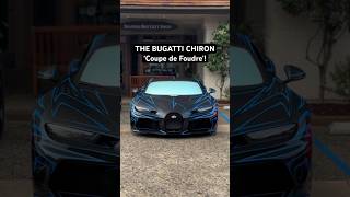 300K paint on this unique Bugatti Chiron Super Sport ‘Coupe de Foudre’ 💙 [upl. by Swirsky]