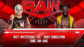 FULL MATCH  Rey Mysterio vs Kofi Kingston wwe Raw  WWE [upl. by Bradan216]