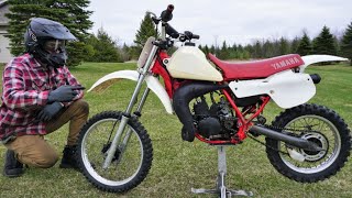 1985 Yamaha Yz80 Dirt Bike Rebuilt Will It Run [upl. by Ellezig]