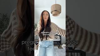 pregnancy and jeans don’t mix😂 shortsvideo youtubeshorts pregnant baby humor youtube [upl. by Esineg131]