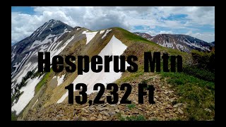 Hiking Hesperus Mountain in the San Juans La Plata Canyon Colorado July 15 2019 BEST HD FOOTAGE [upl. by Sucramal]