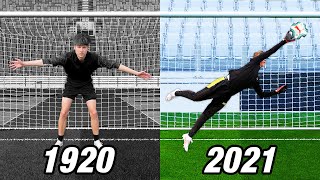 Goalkeepers from 1920 to 2021  THE EVOLUTION OF FOOTBALL GOALKEEPING [upl. by Coppock868]