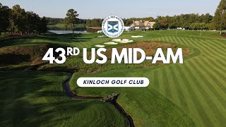 Kinloch Golf Club hosts the 43rd US Mid Am [upl. by Anitsuj]