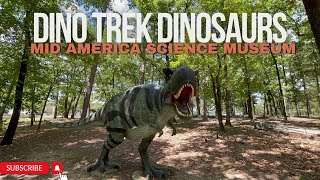 Dinosaurs on the Dino Trek at Mid America Science Museum [upl. by Yesiad]