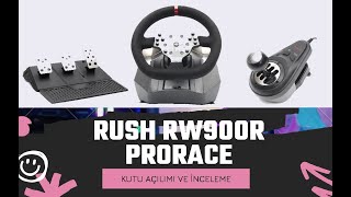 RUSH RW900R PRORACE DİREKSİYON SETİ KUTU AÇILIMI VE İNCELEME [upl. by Inalaehak363]