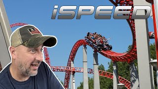 Can I Handle iSpeed Reacting to This LightningFast Ride at Mirabilandia [upl. by Eednar]