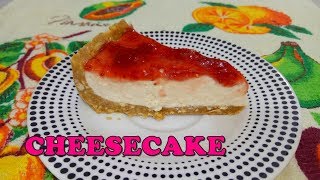 COMO HACER UN DELICIOSO CHEESECAKE SIN GRENETINA [upl. by Osi453]