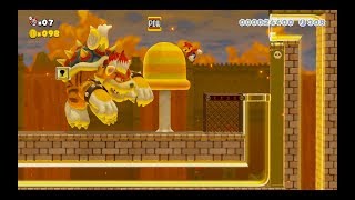 Super Mario Maker 2 Story Mode Level Meowser Showdown 1080 HD [upl. by Artie]