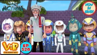 Vir The Robot Boy  Vir vs Dangerous seven part 1  As Seen On HungamaTV  WowKidz Action [upl. by Ahsilahk]