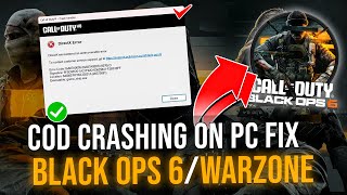 FIX DIRECT X CRASHING ERROR IN COD BLACK OP6WARZONE  ERROR CODE 0X887A0005  QUICK amp EASY GUIDE [upl. by Epuladaug42]