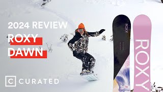 2024 Roxy Dawn Womens Snowboard Review  Curated [upl. by Akemej]