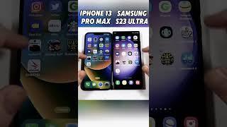 iPhone 13 Pro Max vs Samsung S23 Ultra EPIC SPEED SHOWDOWN⚡Fastest Flagship of 2024🔥shortsviral [upl. by Olag]