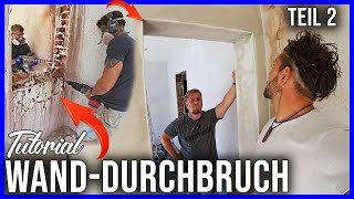 Ganz einfach Mauerdurchbruch herstellen  So gehts  Tutorial  Teil 2 [upl. by Cadel845]