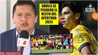 PÉSIMA NOTICIA para el América Víctor Dávila FRACTURADO Se PIERDE temporada  Futbol Picante [upl. by Docia]