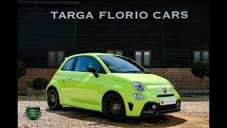 Abarth 595 TROFEO 14 Turbo 3dr Hatchback Manual in Neon Green 2018 [upl. by Adnauqahs]