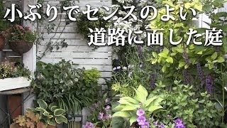 【オープンガーデン⑤】鉢、花壇のみの小ぶりでセンスのよい道路に面した庭 [upl. by Nomma]