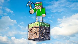 GIOCO A MINECRAFT IN UN SOLO BLOCCO SUPER REALISTICO [upl. by Amsirp]