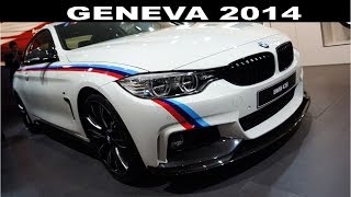 BMW 435i F32 in full M Performance spec  Geneva 2014 [upl. by Darce793]