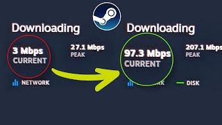 How to Increase Steam Download Speed [upl. by Rizan]