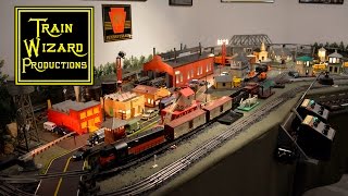 A Postwar Lionel Train Layout [upl. by Leduar]