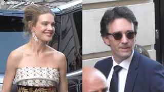 Natalia Vodianova amp Antoine Arnault  Vogue World fashion show in Paris  23062024 [upl. by Laehcim]