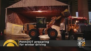 PennDOT preparing for winter driving [upl. by Alasteir]