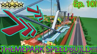 Roblox Theme Park Tycoon 2 SPEED BUILD EP 10  TALLEST SPLASHBOAT RIDE NEW AREA [upl. by Flower]