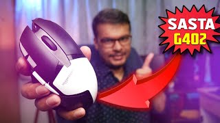 SASTA G402 AmazonBasics Wired Gaming Mouse Review  Best Gaming mouse under 1000 in 2022 [upl. by Nilsoj891]