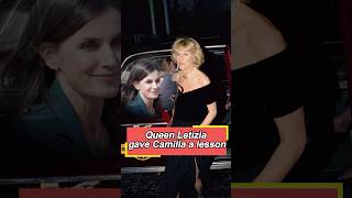 Queen Letizia gave Camilla a lessoncelebrity foryou usa [upl. by Marvel155]