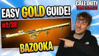 HOW TO GET GOLD M1 BAZOOKA FAST🧐 Vanguard Atomic Camo Guide 238 [upl. by Nodle448]