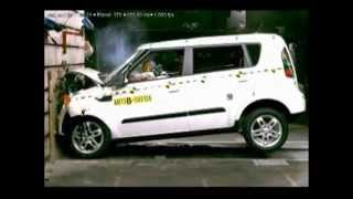 Kia Soul frontal crash test [upl. by Adias]