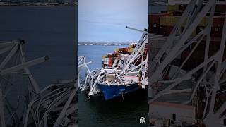 Unexpected ship accident in America  Baltimore ship accident [upl. by Jehu]