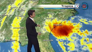 Update on Tropical Storm Bonnie [upl. by Dorren77]