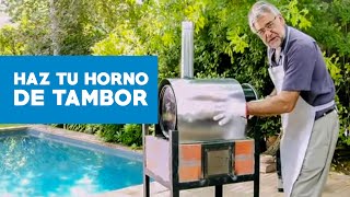 Cómo hacer un horno de tambor con ladrillos refractarios [upl. by Netsyrk]