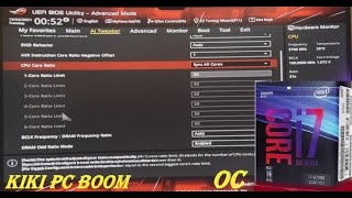 Kako overklokirati procesor i7 8700K 8700k Overclock guide on Asus Strix Z370f [upl. by Itaws]