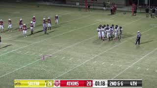 Salem Jr High vs Atkins Jr High 102924 [upl. by Ahsyas780]