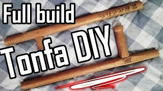 How to build Japanese TONFA Self Defence Weapons  Tonfa Full Build DIY [upl. by Enilarac]