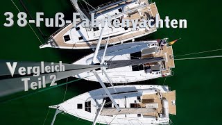 38FußFahrtenyachten  Teil 2 Wohnen Technik Preise [upl. by Ahsemed545]