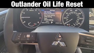 2022 Mitsubishi Outlander How to Reset Maintenance Reminder [upl. by Debor]