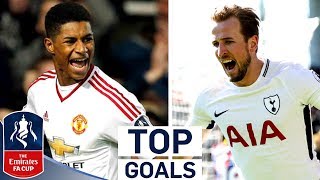 Kane Rashford Lingard amp more  Englands Best FA Cup Goals  Emirates FA Cup [upl. by Idonna]