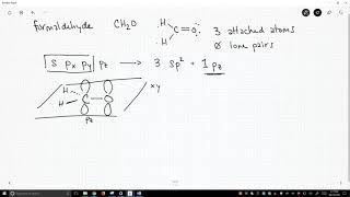 hybridization formaldehyde [upl. by Aubrie]