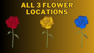 How To Get Flowers in Blox Fruits  All 3 Flower Locations Red Blue and Yellow Flower [upl. by Hgielac]