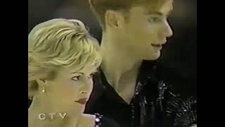 Valerie Saurette and JeanSebastien Fecteau  Skate Canada 1999 SP [upl. by Yelhak]