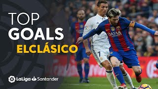 TOP 10 GOALS ElClásico 2009  2019 [upl. by Crescantia618]