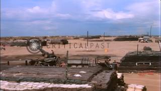 Military installations and equipment in Vietnam HD Stock Footage [upl. by Cati]