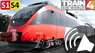 TSW4  F79  ÖBB 4024  TALENT  🔊 ANSAGEN 🔊  SBAHN VORARLBERG  FAHRPLAN  BLUDENZ  HOHENEMS [upl. by Ignatzia]