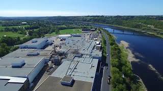 McCain Foods Canada potato processing plant in FlorencevilleBristol New Brunswick [upl. by Eneryc312]